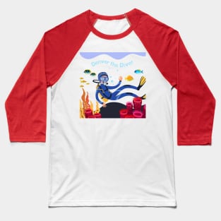 diver Baseball T-Shirt